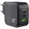 Green Cell POWERGAN 65W 2x USB-C 1x USB-A nabíjačka CHARGC08