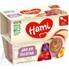 Hami ovocný príkrm 100% ovocie Jablko a slivka prvá lyžička (od ukonč. 4. mesiaca) 4x100 g (400 g)