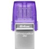 Kingston DataTraveler MicroDuo 3C/64GB/USB 3.2/USB-A + USB-C/Fialová DTDUO3CG3/64GB