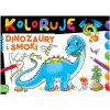 Omaľovánky – dinosaury a draci