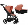 TFK Mono4 2v1 Salmon Combi carrycot + Seat unit Nenafukovacie kolesá (s výplňou) Hlboká vanička Salmon