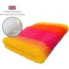 DRYBED Premium Vet Bed Dúha ružová, oranžová + žltá 100 x 75 cm