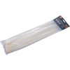 EXTOL pásky sťahovacie na káble biele, 380 x 7,6 mm, 50ks, nylon PA66 8856120