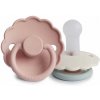 Frigg Dvojbalenie cumlíkov frigg daisy blush/ cotton candy, +6m, silikón