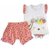 Dievčenský letný komplet tričko kr. rukáv a kraťasy, veľ. 86/92