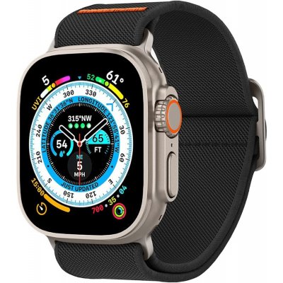 Spigen Lite Fit Ultra remienok pre Apple Watch 49, 45, 44, 42mm čierna AMP05983