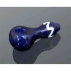 Fajka sklo ohnutá blue