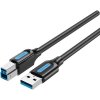 Vention COOBH USB 3.0 Male to USB-B Male Printer, 2m, černý