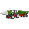 Bruder Traktor ROADMAX s čelním nakladačem a vozem