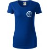 Volejbal lopta prso - Dámske tričko z organickej bavlny Origin (GOTS) - 2XL ( Kráľovská modrá )