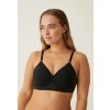 Naturana 5232 podprsenka bez kostíc čierna