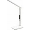 IMMAX LED stolní lampička Kingfisher/ 9W/ 450lm/ 12V/1A/ 3 různé barvy světla/ sklápěcí rameno/ USB/ bílá