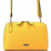 MiaMore stredná kožená crossbody kabelka Žltá