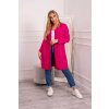 Sveter s netopierími rukávmi fuchsiový UNI