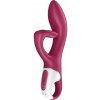 Satisfyer Embrace Me - nabíjateľný vibrátor s ramienkom na klitoris (červený)