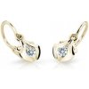 Cutie Diamonds Krásne detské náušnice zo žltého zlata s diamantmi C2224-10-10-X-1-D