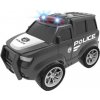Auto polícia s efektmi čierne 18 cm -
