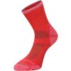 Alpine Pro Antibakteriálne ponožky KEROWE červená