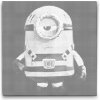 Vymalujsisam.sk Bodkovanie - Minion - väzeň 001 Farba: Zelená, Veľkosť: 50x50cm, Rám: Na plastovej doske