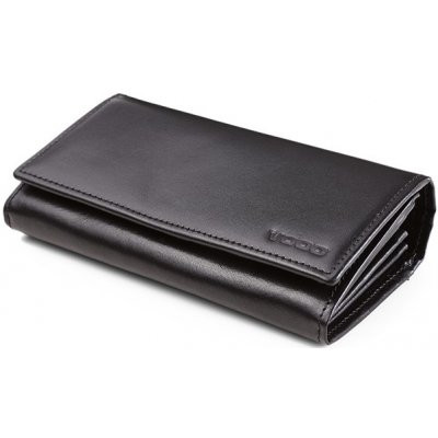 VOOC elegantná dámska kožená peňaženka PPD 3 214 214 čierna