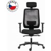 Powerton Kancelárske ergonomické kreslo Lucie, Čierne