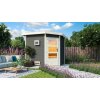 fínska sauna KARIBU MIKKA (27102) terragrau LG3769