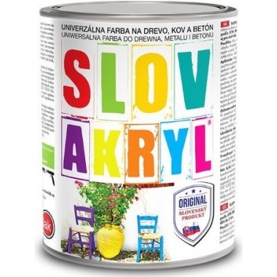 Slovlak Slovakryl 0,75kg 0515 - svetlozelený