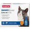 Beaphar Immo Shield Line-on antiparazitné pipety pre mačky 3 x 1ml
