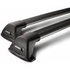 Příčníky Yakima Kia Stonic 2017-2025 s podélníky, FlushBar black (S25 černé + K328)