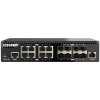 QNAP riadený switch QSW-M3216R-8S8T (8x 10GbE porty + 8x 10G SFP+ porty, polovičná šírka) QSW-M3216R-8S8T