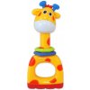 Hrkálka s hryzatkami Baby Mix - žltá žirafa