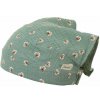 STERNTALER Šatka na hlavu z bavlneného mušelínu (organická) green dievča-45 cm-6-9 m