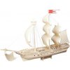 Woodcraft Drevené 3D puzzle plachetnica prírodná