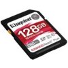 Kingston SDXC karta 128GB Canvas React Plus, UHS-II, U3, V60, R:280/W:100MB/s SDR2V6/128GB