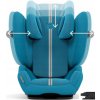 CYBEX Solution G i-Fix Plus Gold 2024 Beach Blue