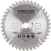 Pílový kotúč do dreva TCT 190mm/40z 20/16, FESTA 22319