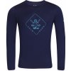Pánske tričko Zulu Merino Buddha 160 Long Veľkosť: L / Farba: modrá
