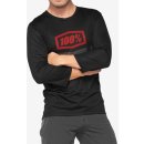 100% Airmatic 3/4 Sleeve Black/Red pánsky