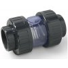 PLIMEX Spätná klapka D63 mm lepenie / lepenie transparentná