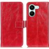 VSETKONAMOBIL 139765 RETRO Peňaženkový obal POCO X8 Pro červený