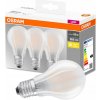 Osram 3PAK LED žiarovka LED E27 A60 7W 60W 806lm 2700K teplá biela 300° Filament Base