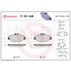 Sada brzdových platničiek, vždy 4 kusy v sade BREMBO P 50 049 (P50049)
