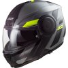 Výklopná moto prilba LS2 FF902 Scope Grey H-V Yellow XS (53-54)