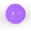 Sportago Masážna loptička Hedge 7 cm fialová