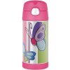 Thermos FUNtainer - detská termoska so slamkou - motýľ 355 ml