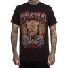 tričko hardcore AFFLICTION AMERICAN EXHAUST Čierna