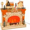 Vianočná lampa Small Foot zimná scéna pri krbe