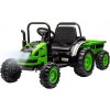 Elektrický traktor s prívesom Milly Mally Farmer zelený