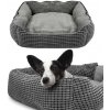 PuppyJoy Pelíšok pre psov a mačky MANCHE veľ. XL 90x64 cm sivý