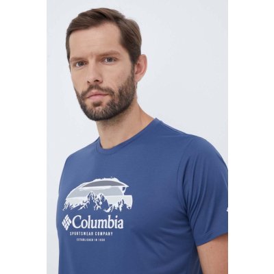 Columbia Športové tričko Hike tmavomodré
